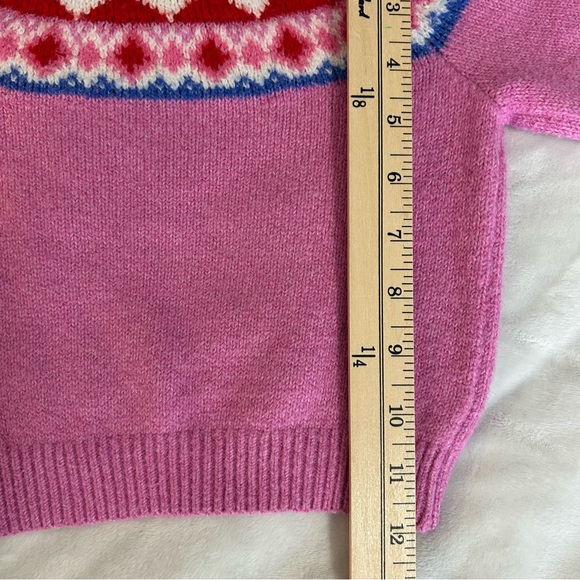 Old Navy Pink Fair Isle Sweater
Size: 6–12 Months (Baby) - Picture 5 of 7